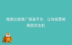 地推拉新推广接单平台，让传统营销焕发新生机