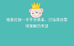 地推拉新一手平台接单，打造高效营销策略的关键