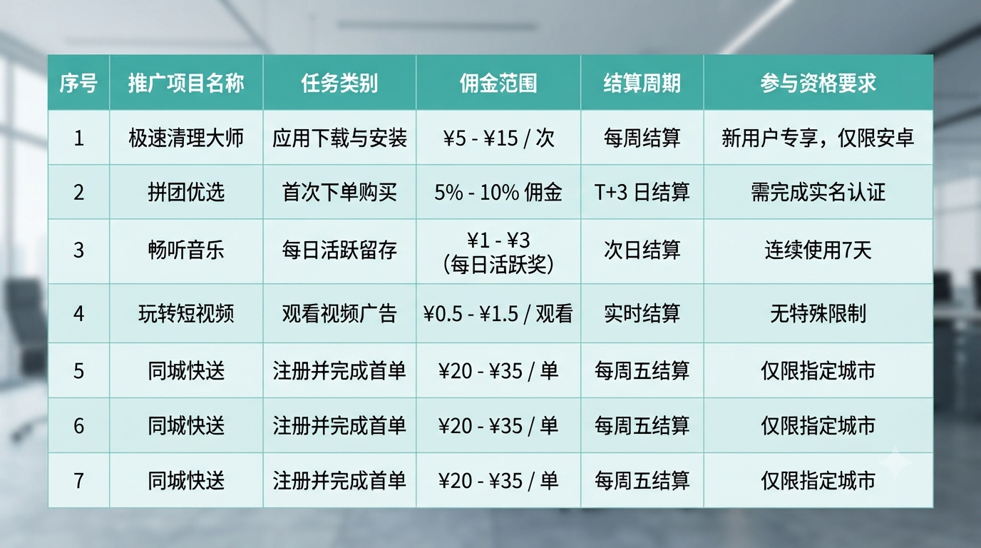 最新十大宝妈地推日记：从人人嫌弃的微商，到带领20个小区宝妈抱团做地推拉新月入两万的蜕变渠道实测整理，佣金、任务和结算怎么选
