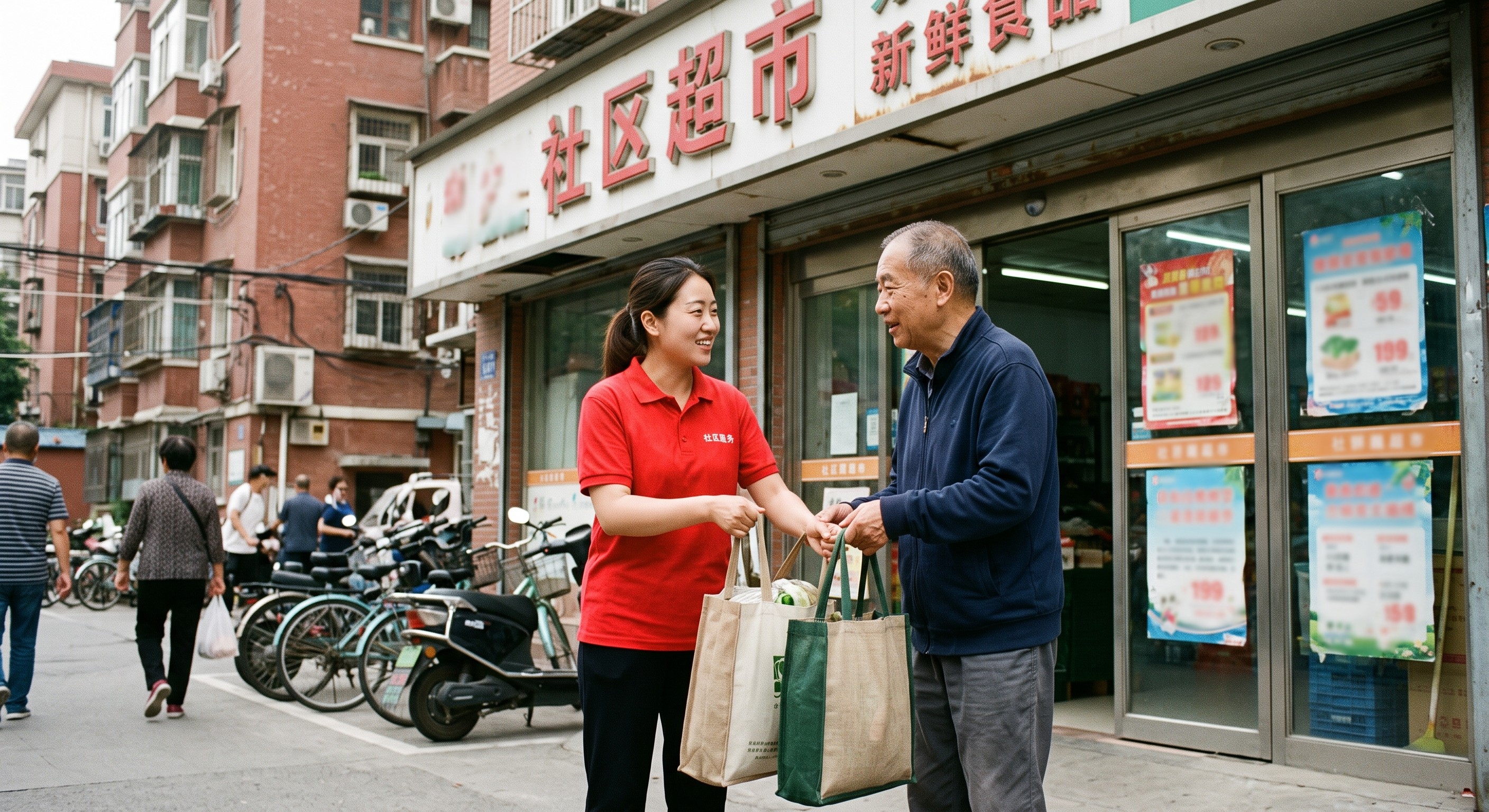 地推加微信技巧：告别生硬推销，用顺手帮提东西加微信送礼话术，自然破冰