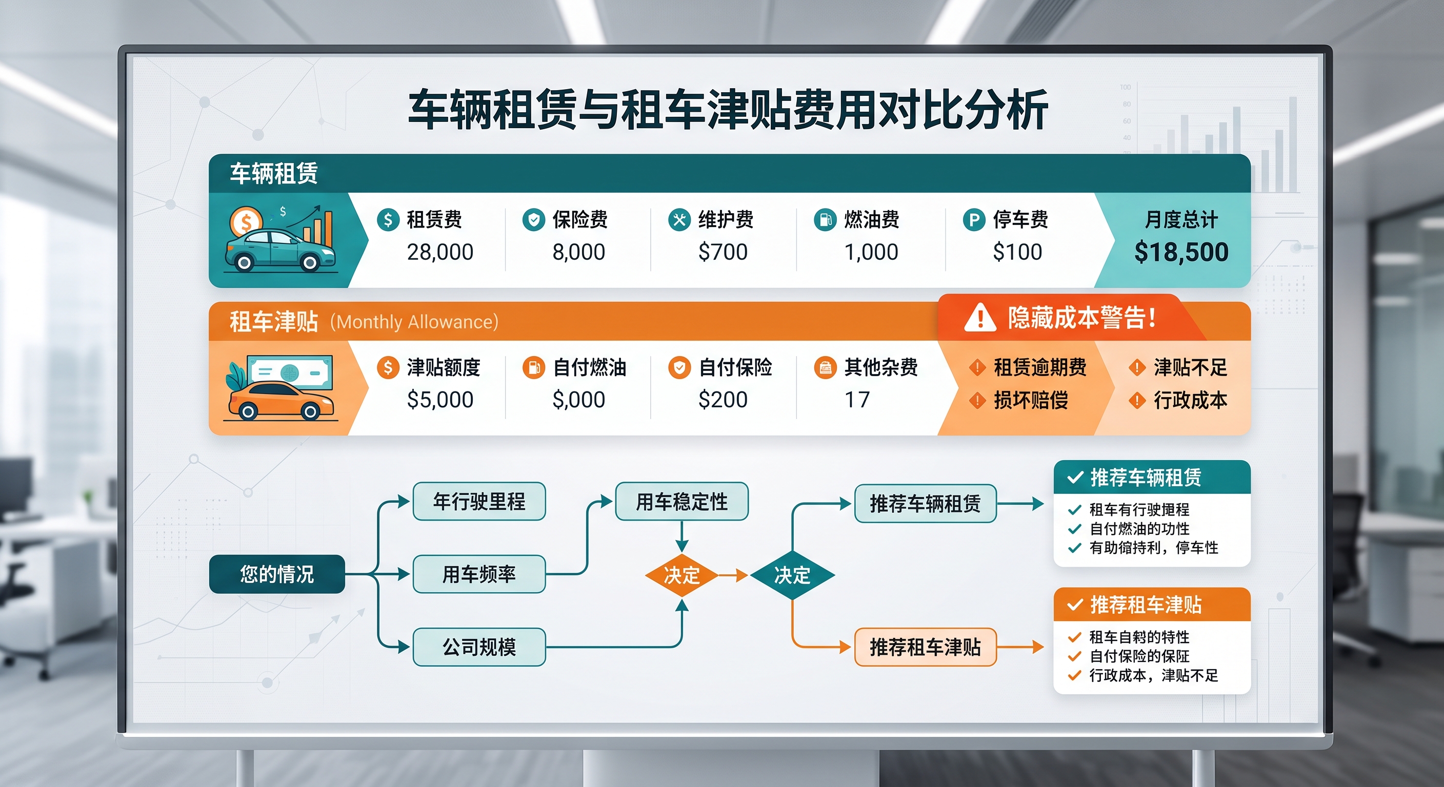 老板怎么控制拉新成本？地推团队用车租车和发车补哪个划算，财务精算告诉你