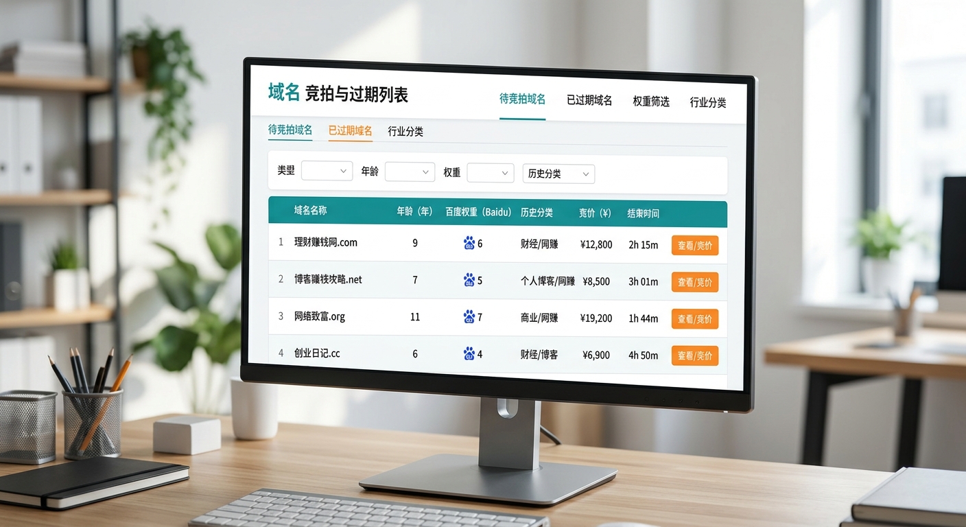 过期网赚博客老域名怎么抢注赚钱？挂载拉新首码的实操逻辑