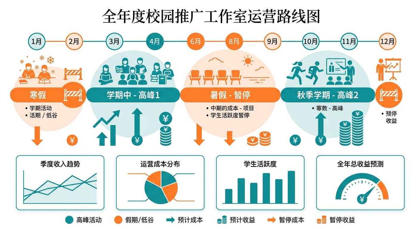充场工作室选址大学城:学生兼职红利与寒暑假空档期的真实账本