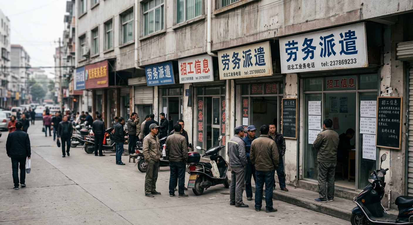 选址三四线劳动力中介聚集区：怎么对接廉价日结资源？
