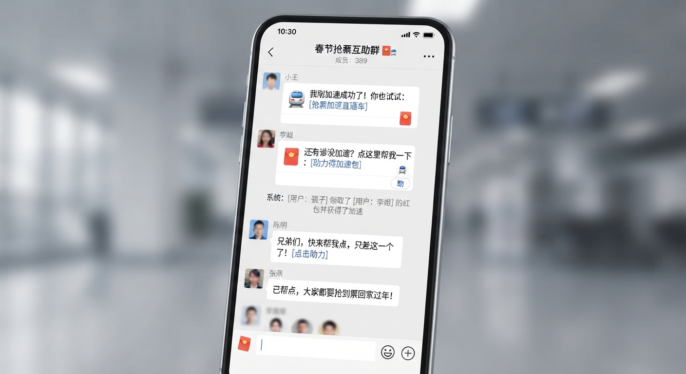 飞猪旅行春运抢票拉新怎么做？群发加速包自动裂变的实操拆解
