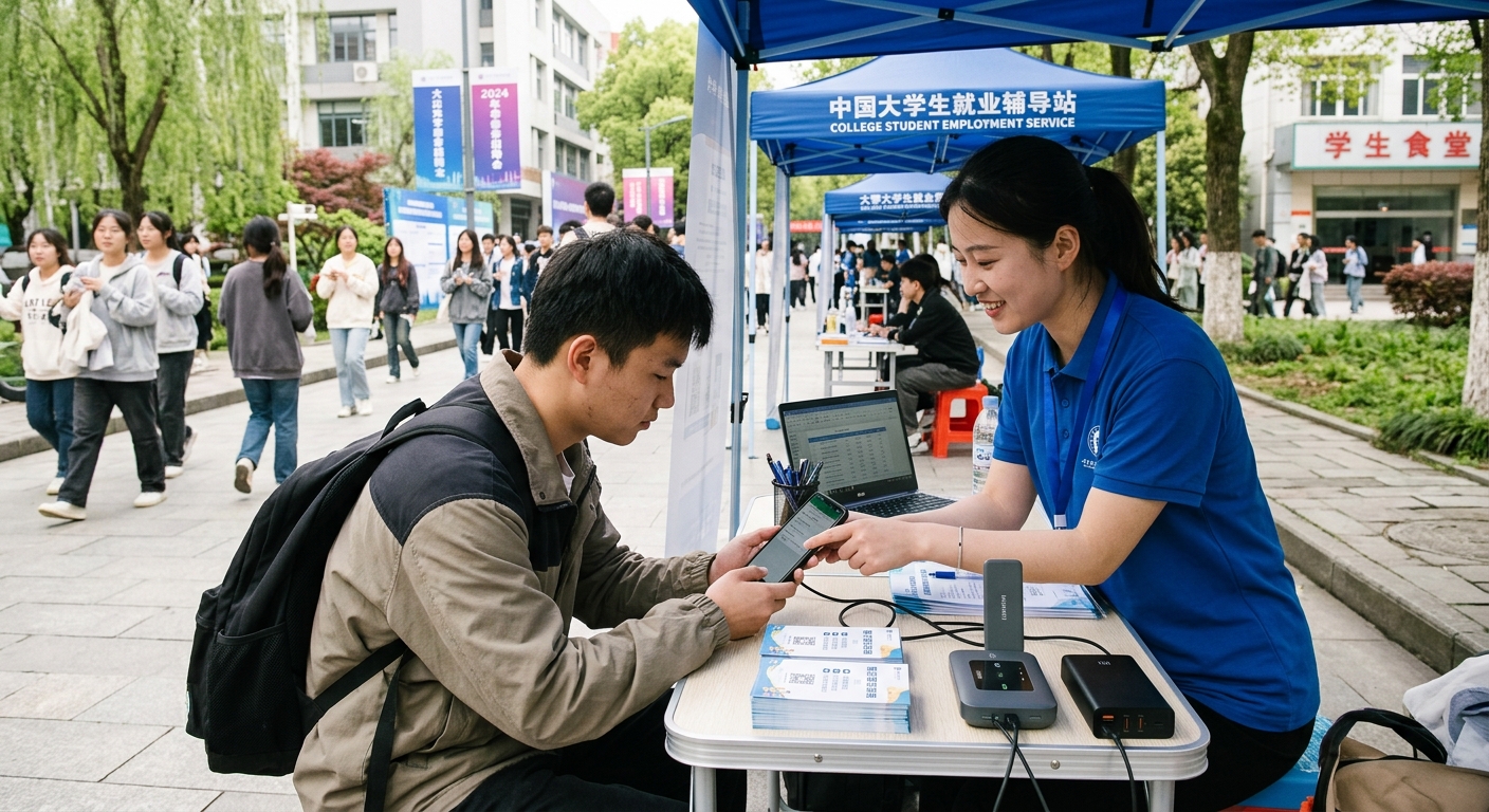 智联招聘与BOSS直聘双端拉新：春招期间大学求职服务点搭建的实操拆解