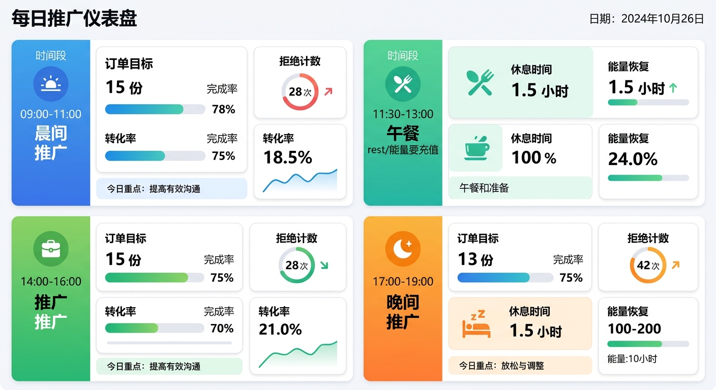 单日完成100单大厂拉新的推手复盘：时间轴分配与体力极限管理