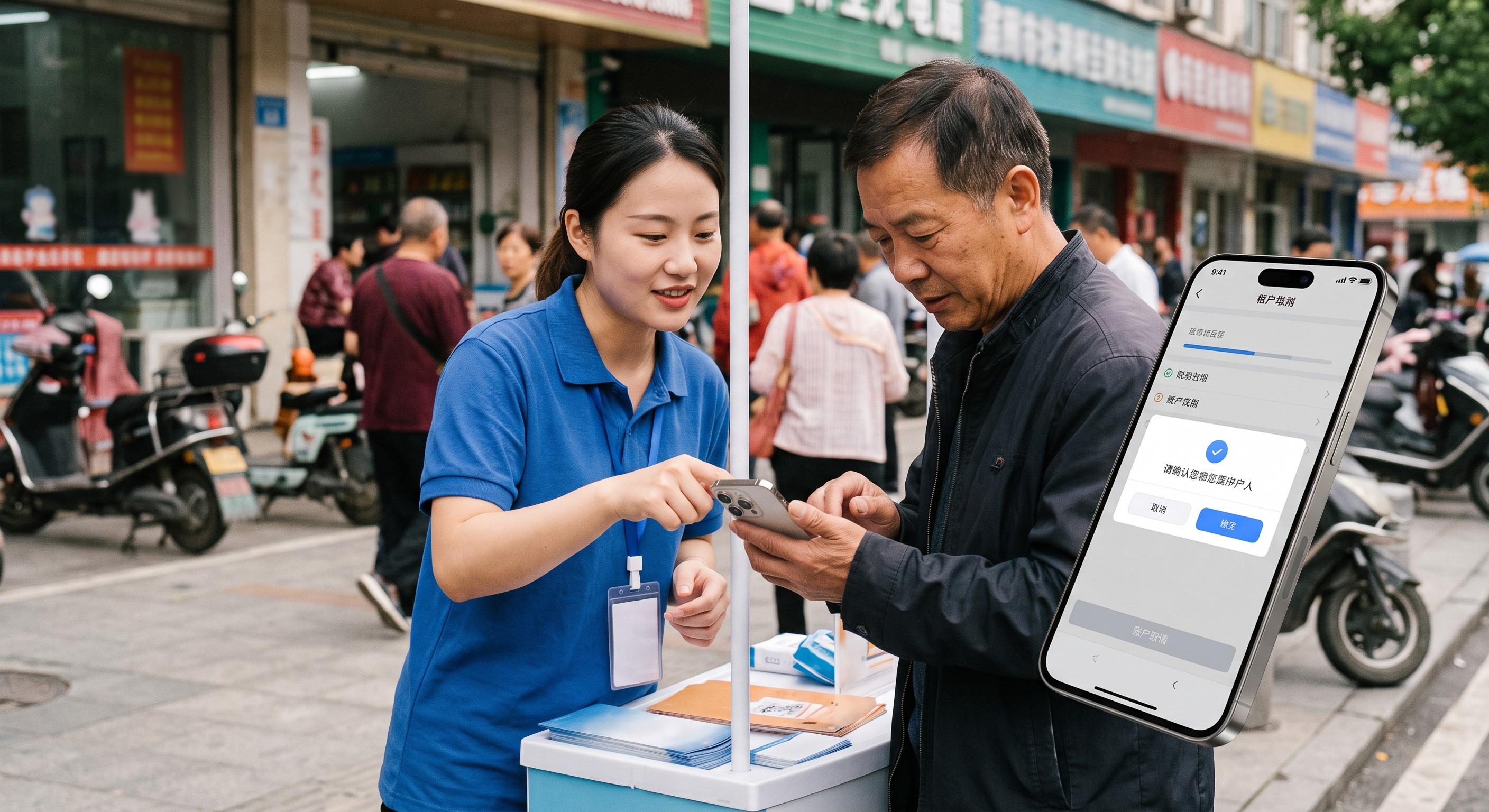 充场做单当场帮用户注销账号：地推售后做到这一步才算靠谱