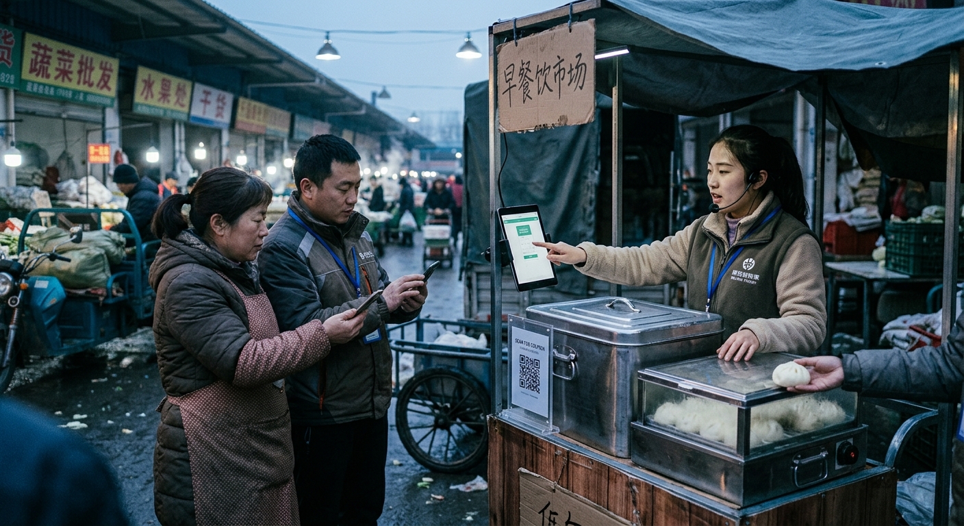 批发市场早市抢滩战：天不亮进场，怎么用热包子把物流App拉新做起来